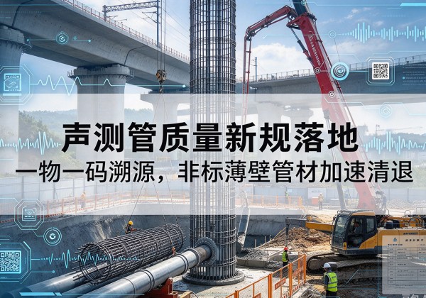 遂平声测管质量新规落地，一物一码溯源，非标薄壁管材加速清退